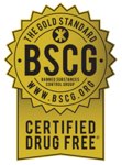 Max Nutritional Supplements are certified drug free by BSCG for use by professional athletes