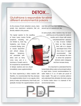 Glutathione is effective at eliminating environmental poisons from the body