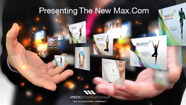 Presenting the new Max International corporate website 2015