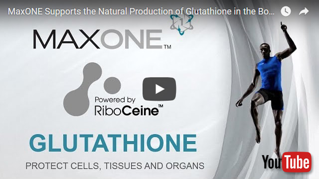 Youtube video MaxONE provides advanced support for the natural production of glutathione within the body